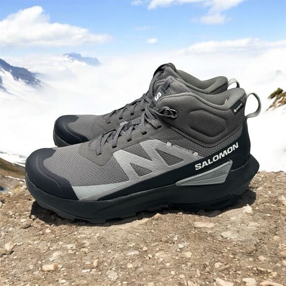 Salomon Elixir Activ Mid Grx Magnet/Phantom Sharkskin Hiking 474568 Men Size 9.5